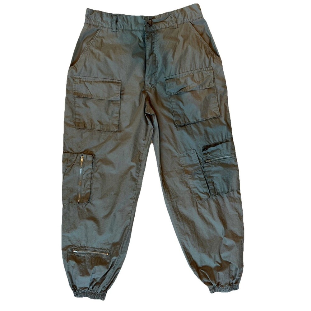 Rachel Paige Pants Women's M Cargo Parachute Joggers Streetwear Grunge Gorpcore
